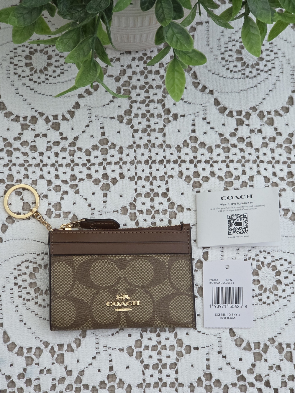 Coach Mini Skinny ID Case Wallet - F88208